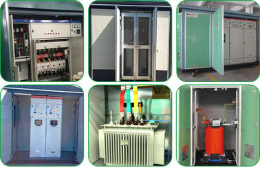 Prefabricated Mobile transformer Substations Assembly Electrical Substation Used For Power Distribution supplier