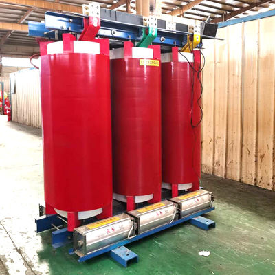 Case Resin Dry Type Transformer Red Color Power Distribution Transformer supplier