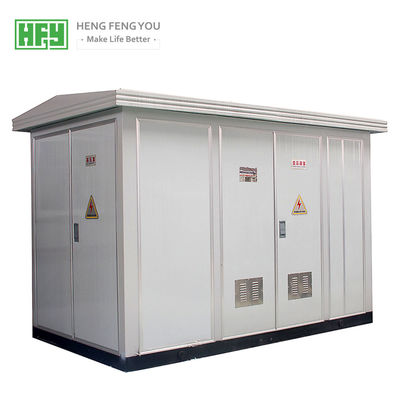 Prefabricated Substation With 12kV System Voltage Switchgear And Transformer Prefabricated Compact Mobile Substation supplier